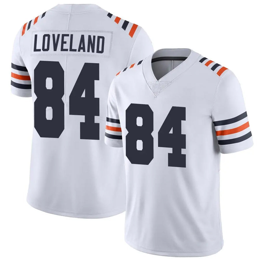 tocy C.Bears #84 Colston Loveland Player White Alternate Classic Vapor Limited Stitched Jerseys