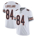 tocy C.Bears #84 Colston Loveland Player White Vapor Untouchable Limited Home Game Stitched Jerseys