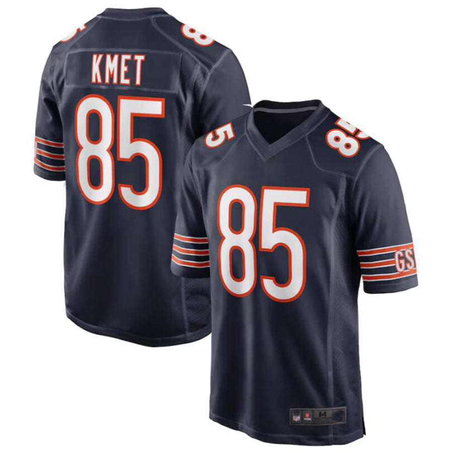 tocy C.Bears #85 Cole Kmet Navy Player Game Jersey American Stitched Jerseys