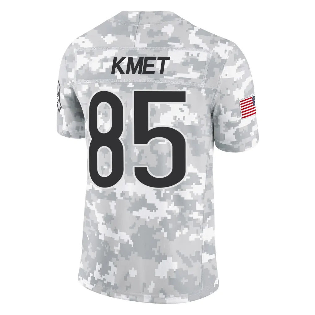 tocy C.Bears #85 Cole Kmet Player Arctic Camo Salute to Service Limited Stitched Jerseys
