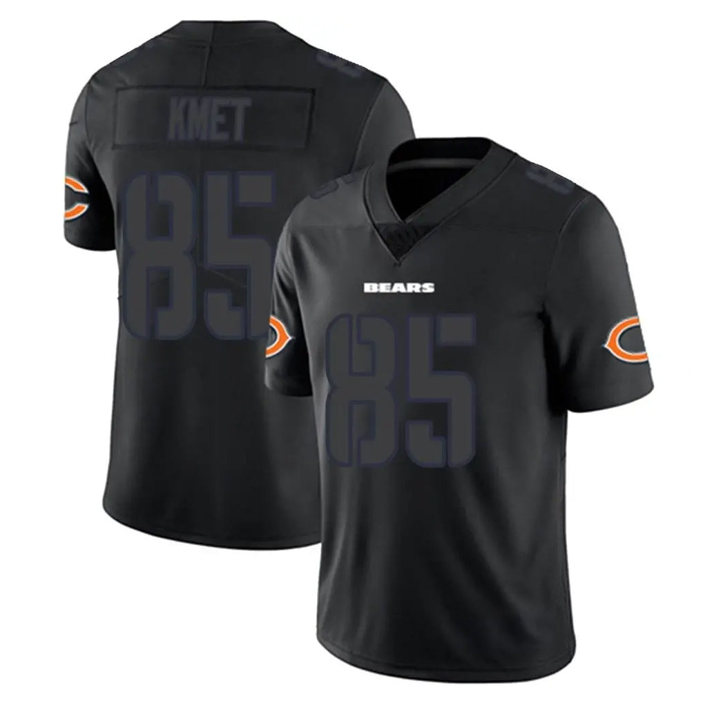tocy C.Bears #85 Cole Kmet Player Black Impact Limited Game Stitched Jerseys