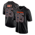 tocy C.Bears #85 Cole Kmet Player Carbon Black Fashion Game Stitched Jerseys