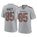 tocy C.Bears #85 Cole Kmet Player Gray Atmosphere Fashion Game Stitched Jerseys