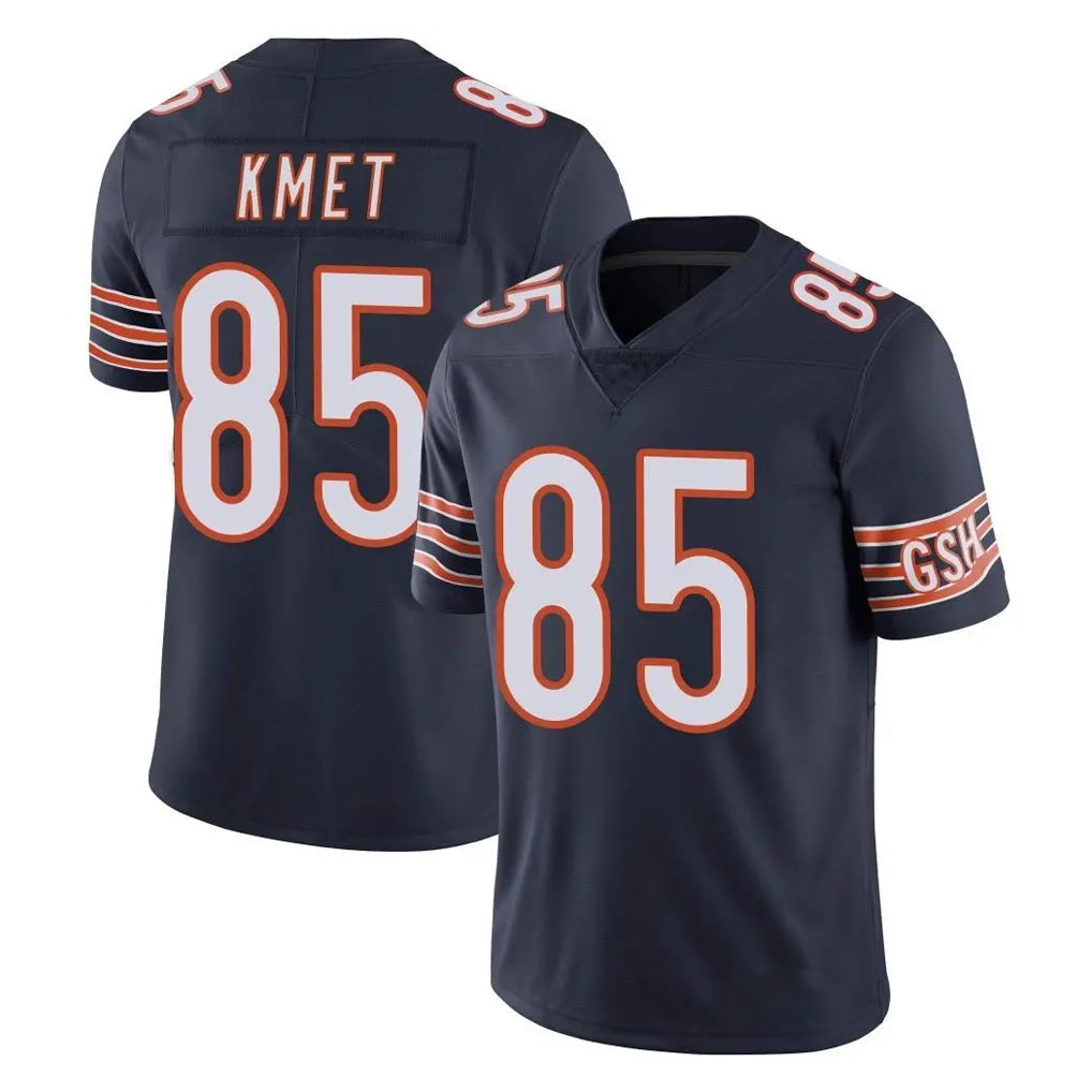 tocy C.Bears #85 Cole Kmet Player Navy Vapor Untouchable Limited Home Game Stitched Jerseys