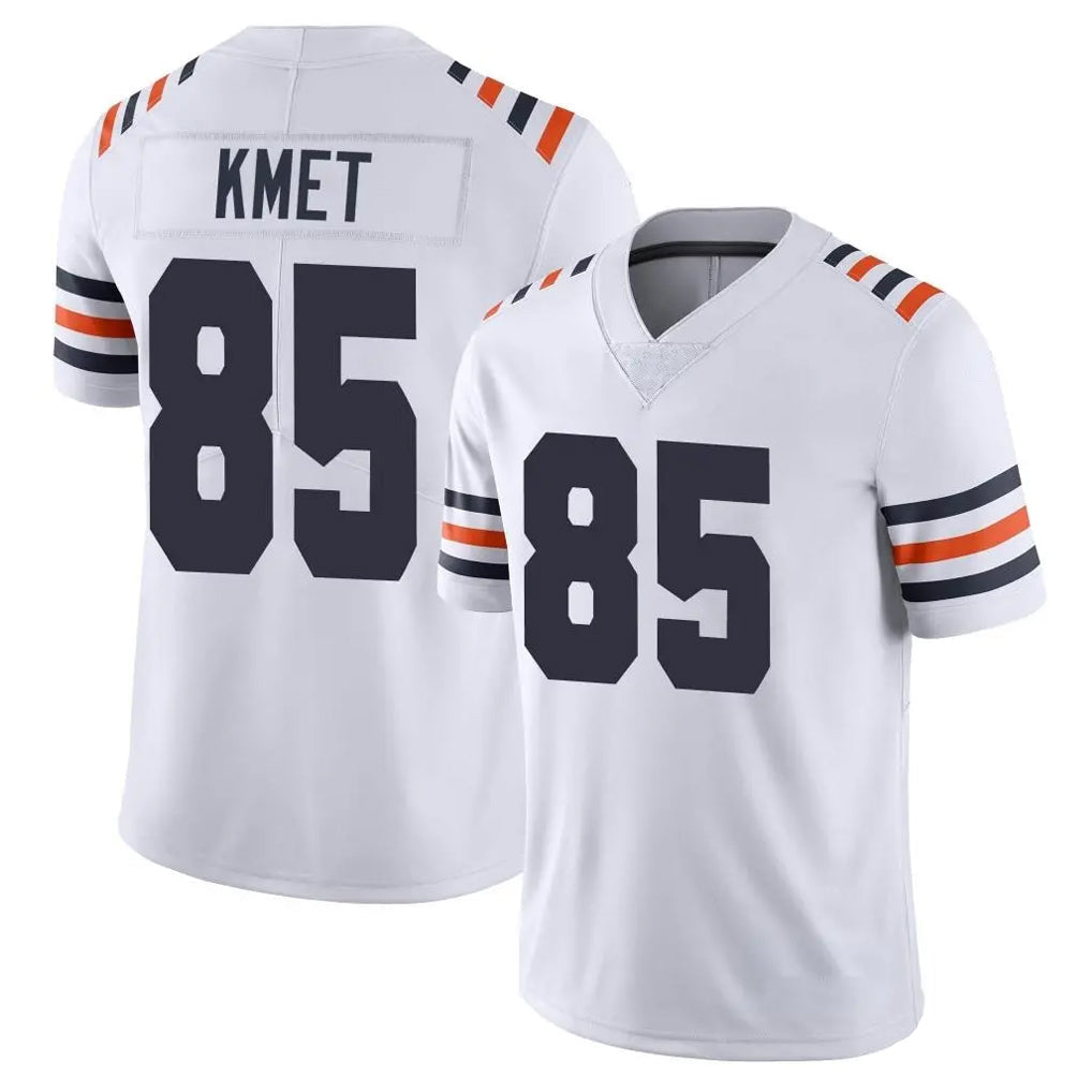 tocy C.Bears #85 Cole Kmet Player White Classic Vapor Limited Home Game Stitched Jerseys
