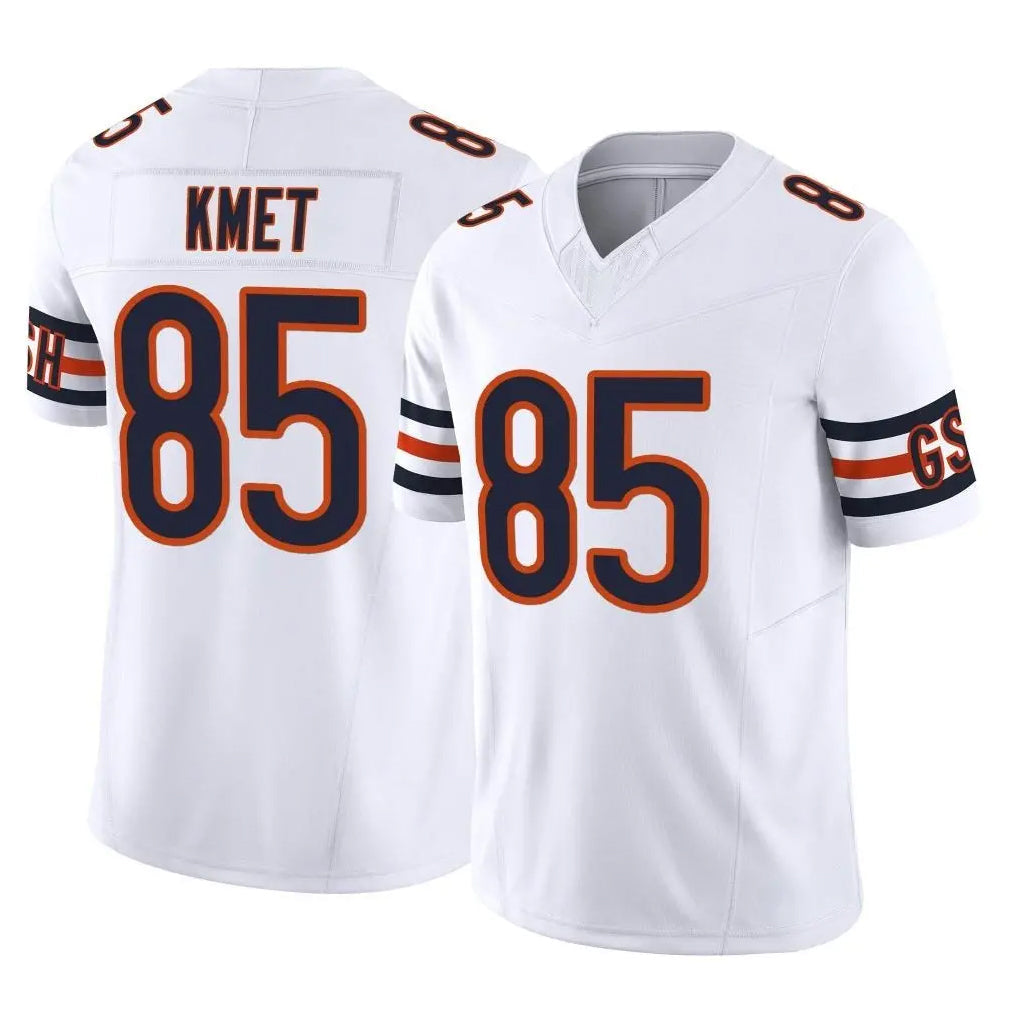 tocy C.Bears #85 Cole Kmet Player White Vapor F.U.S.E. Limited Home Game Stitched Jerseys