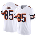 tocy C.Bears #85 Cole Kmet Player White Vapor F.U.S.E. Limited Home Game Stitched Jerseys