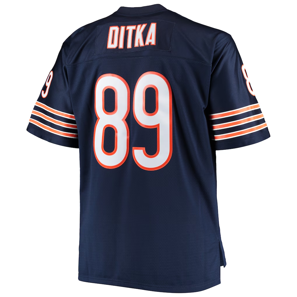 tocy C.Bears #89 Mike Ditka Mitchell & Ness Navy Big & Tall 1966 Retired Player Replica Jersey