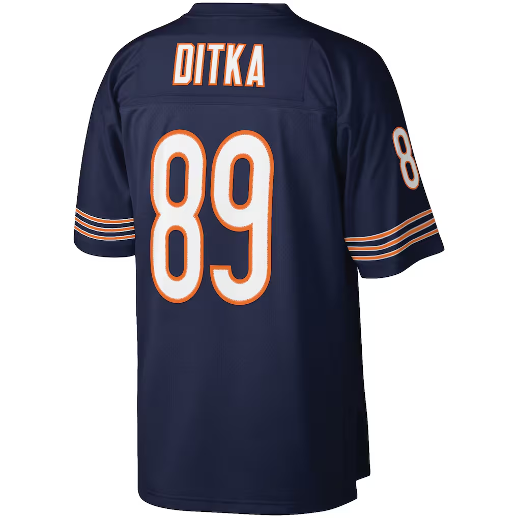 tocy C.Bears #89 Mike Ditka Mitchell & Ness Navy Retired Player Legacy Replica Jersey