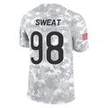 tocy C.Bears #98 Montez Sweat Player Arctic Camo Salute to Service Limited Stitched Jerseys