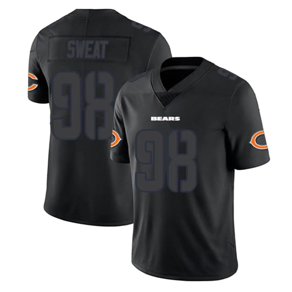 tocy C.Bears #98 Montez Sweat Player Black Impact Limited Game Stitched Jerseys