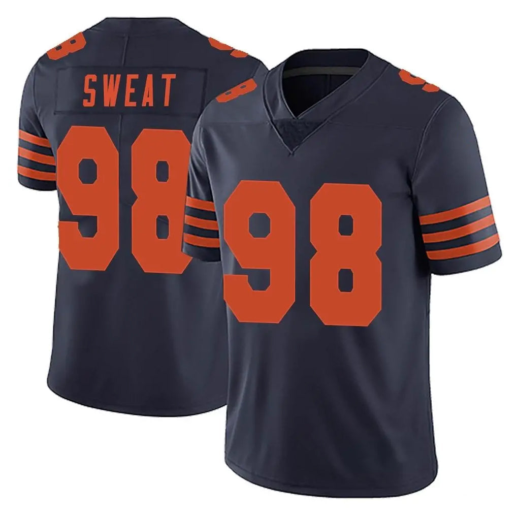 tocy C.Bears #98 Montez Sweat Player Navy Blue Alternate Vapor Untouchable Limited Stitched Jerseys