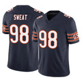 tocy C.Bears #98 Montez Sweat Player Navy Vapor F.U.S.E. Limited Home Game Stitched Jerseys