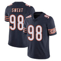 tocy C.Bears #98 Montez Sweat Player Navy Vapor Untouchable Limited Home Game Stitched Jerseys