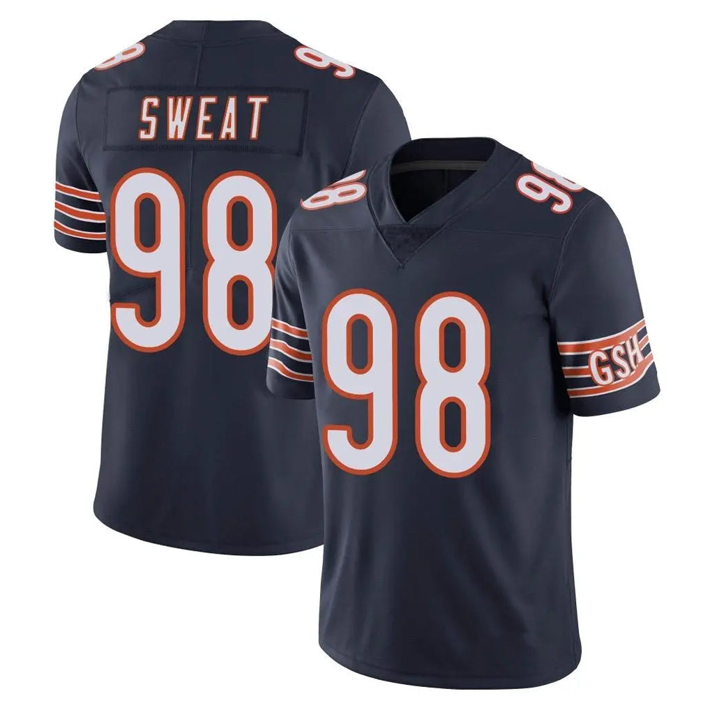tocy C.Bears #98 Montez Sweat Player Navy Vapor Untouchable Limited Home Game Stitched Jerseys