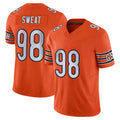 tocy C.Bears #98 Montez Sweat Player Orange Vapor F.U.S.E. Limited Home Game Stitched Jerseys
