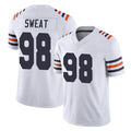 tocy C.Bears #98 Montez Sweat Player White Classic Vapor Limited Home Game Stitched Jerseys
