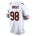 tocy C.Bears #98 Montez Sweat Player White Home Game Stitched Jerseys