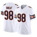 tocy C.Bears #98 Montez Sweat Player White Vapor F.U.S.E. Limited Home Game Stitched Jerseys