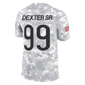 tocy C.Bears #99 Gervon Dexter Sr. Player Arctic Camo Salute to Service Limited Stitched Jerseys