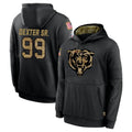 tocy C.Bears #99 Gervon Dexter Sr. Player Black Salute to Service Pullover Hoodies Limited Stitched Jerseys