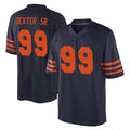 tocy C.Bears #99 Gervon Dexter Sr. Player Navy Blue Alternate Game Stitched Jerseys