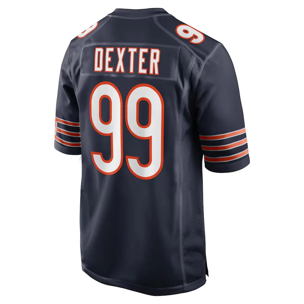 tocy C.Bears #99 Gervon Dexter Sr. Player Navy Home Game Stitched Jerseys