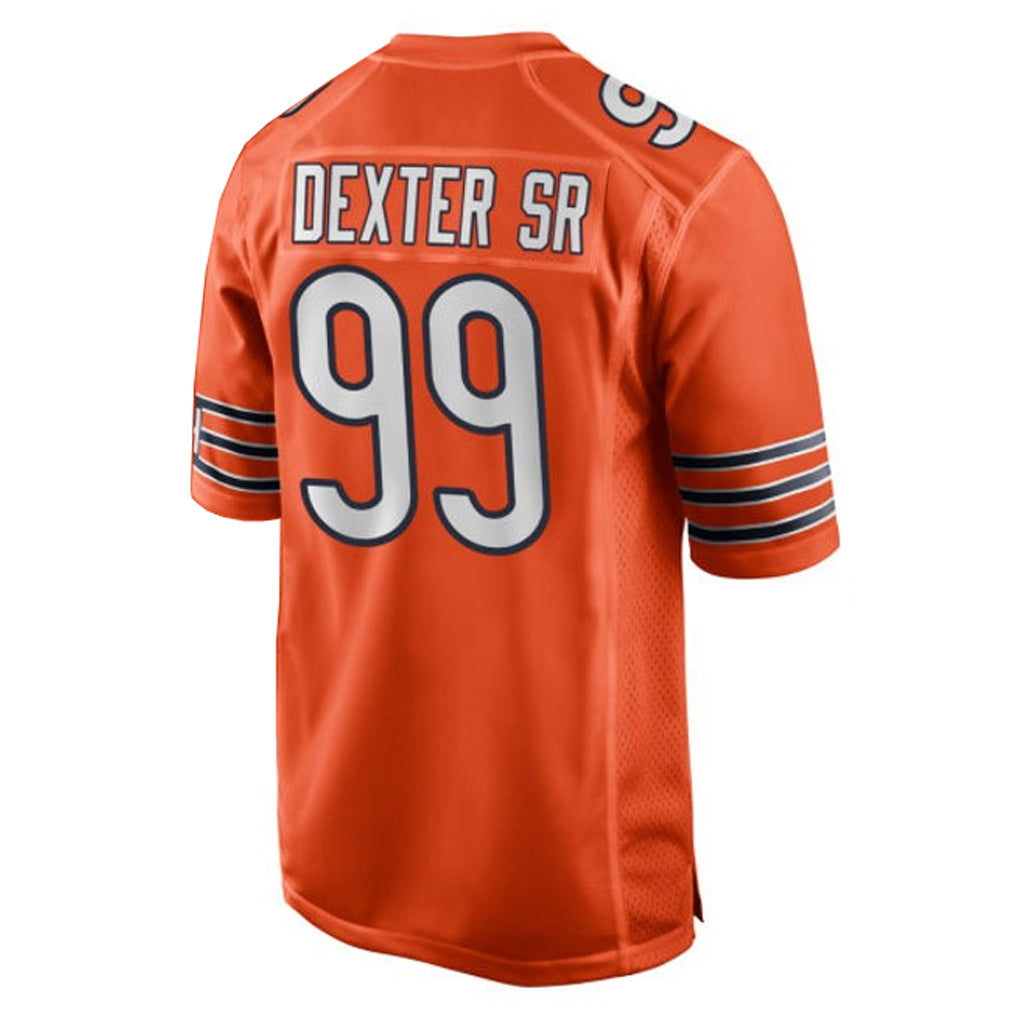 tocy C.Bears #99 Gervon Dexter Sr. Player Orange Home Game Stitched Jerseys