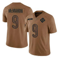 tocy C.Bears #9 Jim McMahon Player Brown Salute to Service Limited Stitched Jerseys