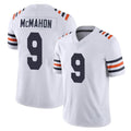 tocy C.Bears #9 Jim McMahon Player White Classic Vapor Limited Home Game Stitched Jerseys