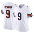 tocy C.Bears #9 Jim McMahon Player White Vapor F.U.S.E. Limited Home Game Stitched Jerseys