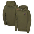 tocy C.Bengals Olive Salute to Service Pullover Hoodies Limited Blank Player Stitched Jerseys