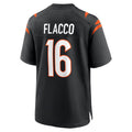 tocy C.Bengals #16 Joe Flacco Player Black Home Game Stitched Jerseys