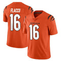 tocy C.Bengals #16 Joe Flacco Player Orange Vapor Untouchable Limited Home Game Stitched Jerseys