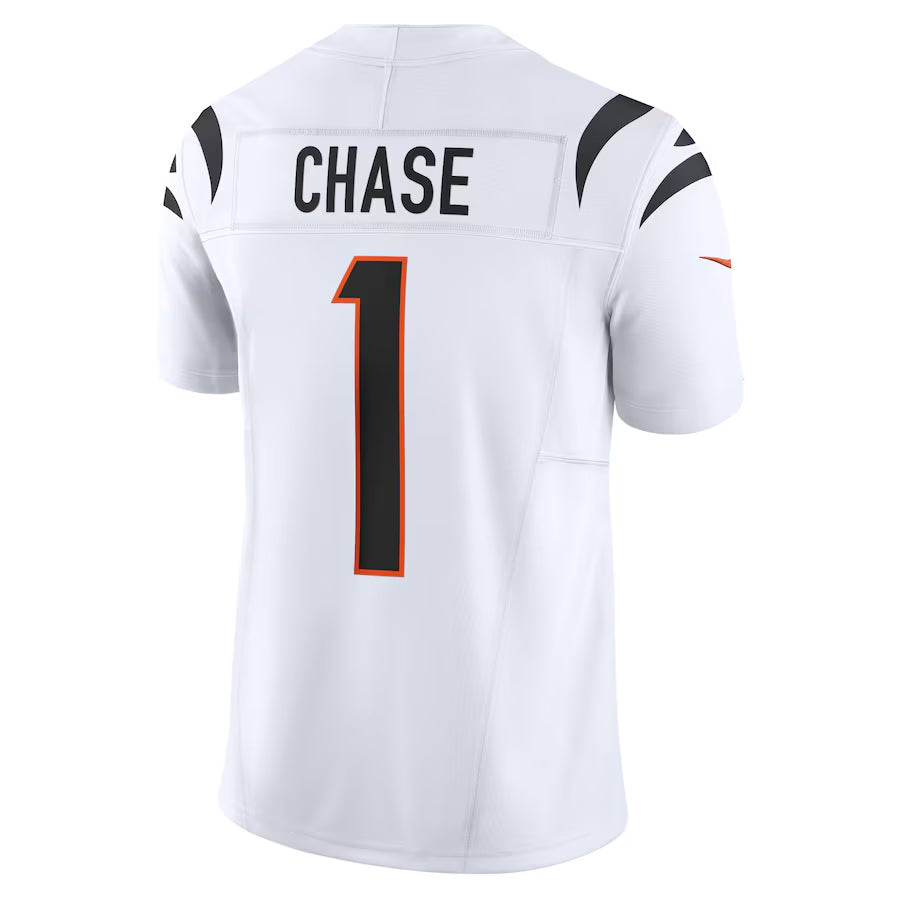 tocy C.Bengals #1 Ja'Marr Chase Player White Vapor F.U.S.E. Limited Stitched Jerseys