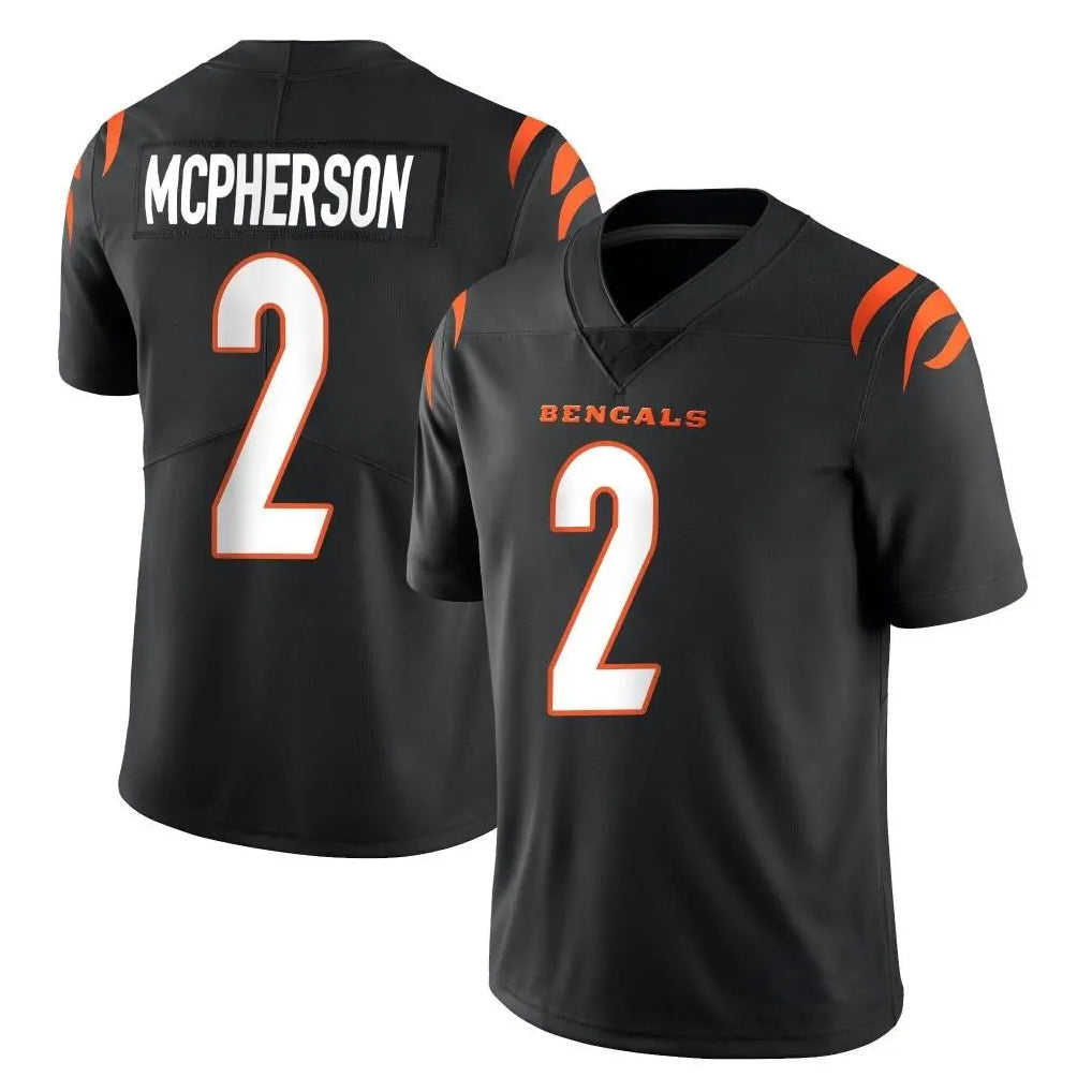tocy C.Bengals #2 Evan McPherson Player Black Vapor Untouchable Limited Home Game Stitched Jerseys