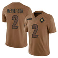 tocy C.Bengals #2 Evan McPherson Player Brown Salute to Service Limited Stitched Jerseys