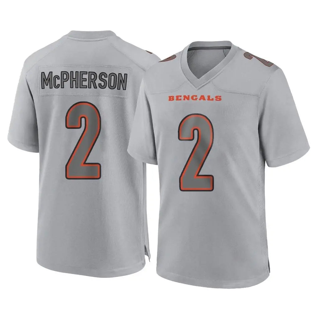 tocy C.Bengals #2 Evan McPherson Player Gray Atmosphere Fashion Game Stitched Jerseys