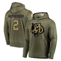 tocy C.Bengals #2 Evan McPherson Player Olive Salute to Service Pullover Hoodies Home Game Stitched Jerseys