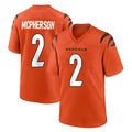 tocy C.Bengals #2 Evan McPherson Player Orange Home Game Stitched Jerseys