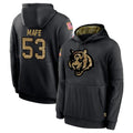 tocy C.Bengals #53 Boye Mafe Player Black Salute to Service Pullover Hoodies Limited Stitched Jerseys