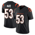 tocy C.Bengals #53 Boye Mafe Player Black Vapor F.U.S.E. Limited Home Game Stitched Jerseys