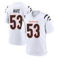 tocy C.Bengals #53 Boye Mafe Player White Home Game Stitched Jerseys