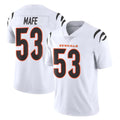 tocy C.Bengals #53 Boye Mafe Player White Vapor Untouchable Limited Home Game Stitched Jerseys