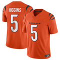 tocyC.Bengals #5 Tee Higgins Orange Vapor Untouchable Limited Jersey American Stitched  Jerseys