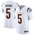 tocy C.Bengals #5 Tee Higgins White Vapor Untouchable Limited Jersey American Stitched Jerseys
