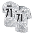 tocy C.Bengals #71 Amarius Mims Player Arctic Camo Salute to Service Limited Stitched Jerseys