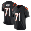 tocy C.Bengals #71 Amarius Mims Player Black Vapor F.U.S.E. Limited Home Game Stitched Jerseys