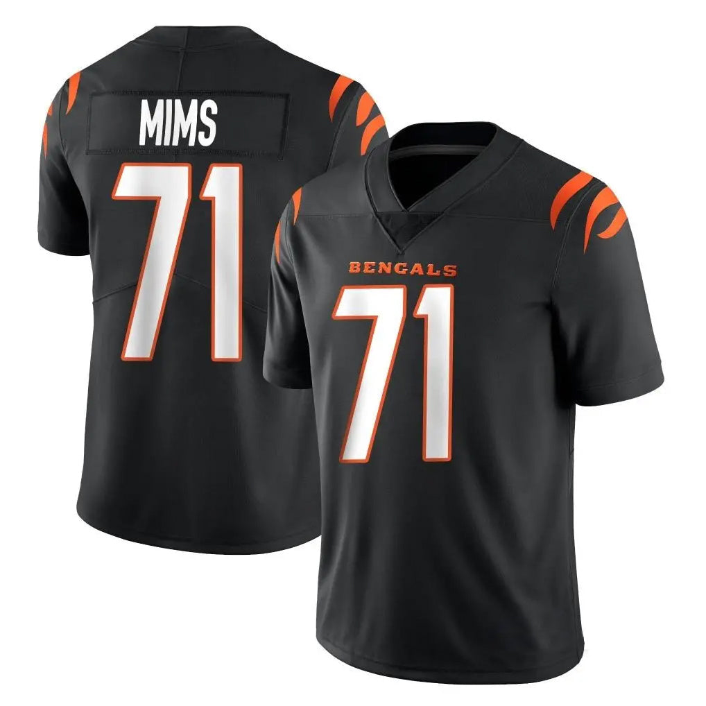 tocy C.Bengals #71 Amarius Mims Player Black Vapor Untouchable Limited Home Game Stitched Jerseys
