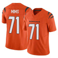tocy C.Bengals #71 Amarius Mims Player Orange Vapor F.U.S.E. Limited Home Game Stitched Jerseys